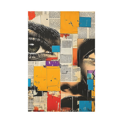 Canvas Wall Art -  Retro Pop Culture woman 4