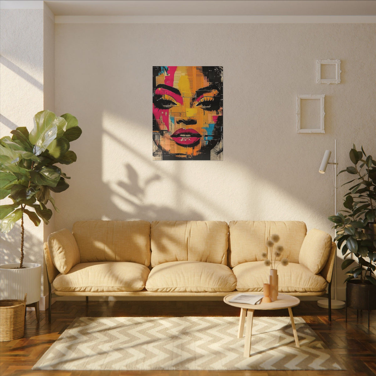 Canvas Wall Art - Retro Pop Culture Women 1