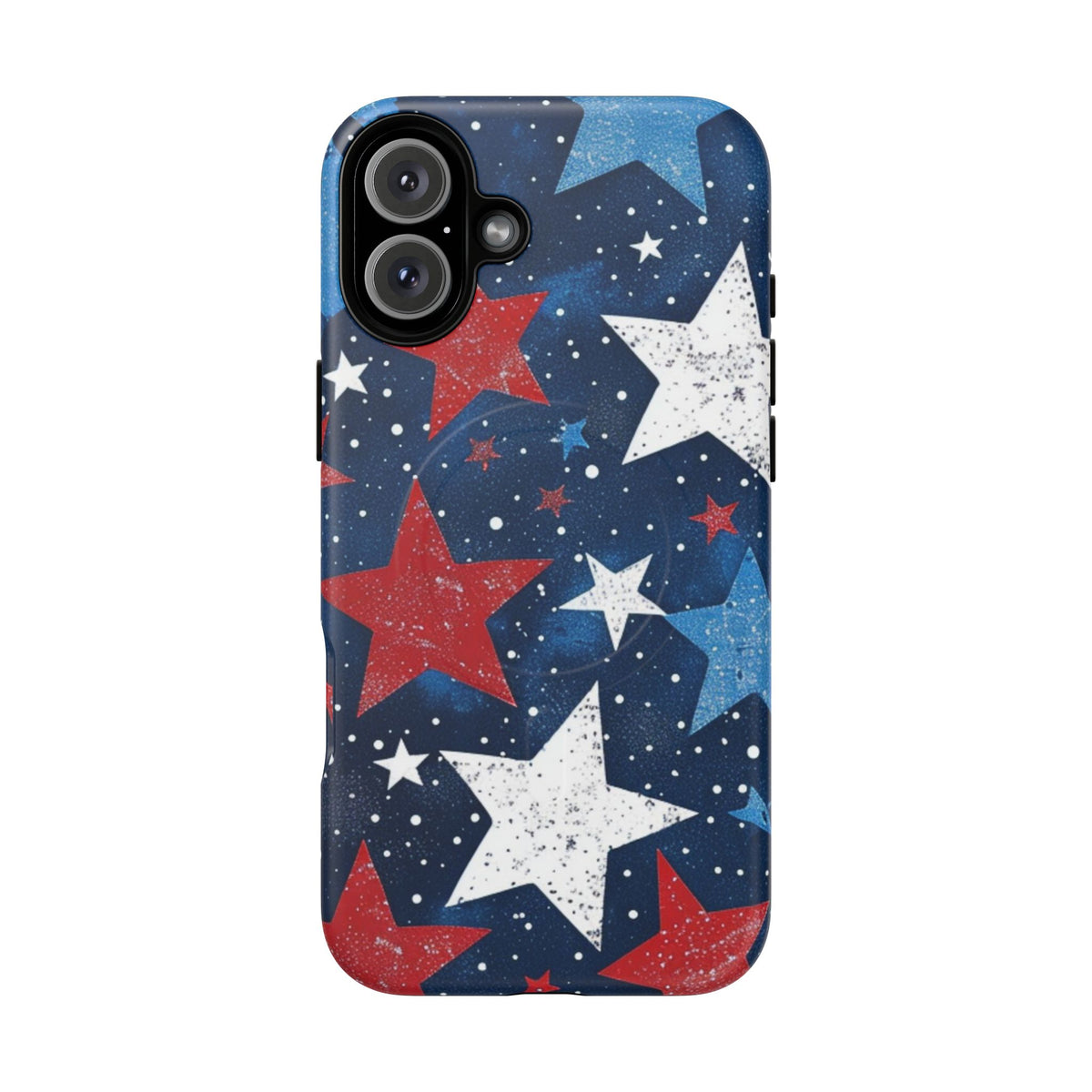Stars & Stripes Impact-Resistant Phone Case  -Tough Magnetic iPhone Cover