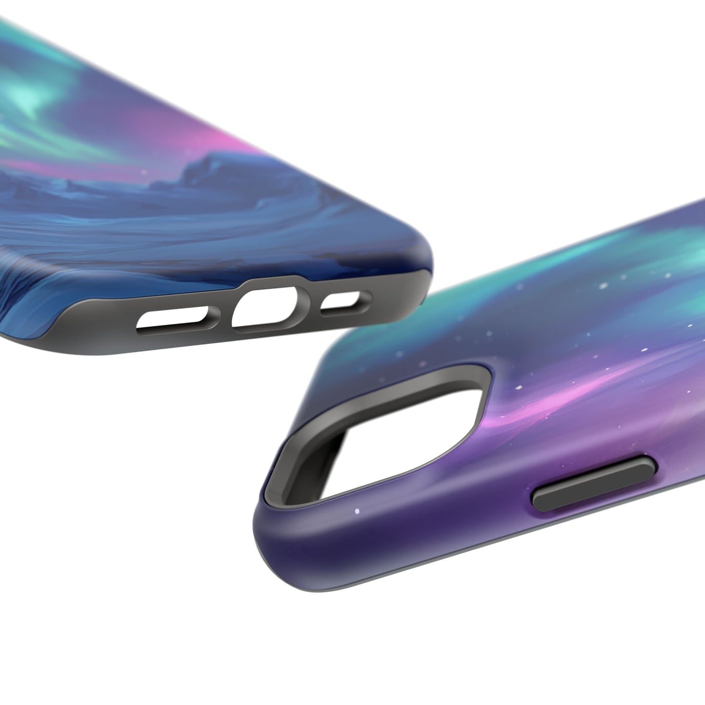 Aurora Borealis Impact-Resistant Phone Case - Colorful Northern Lights Design-2