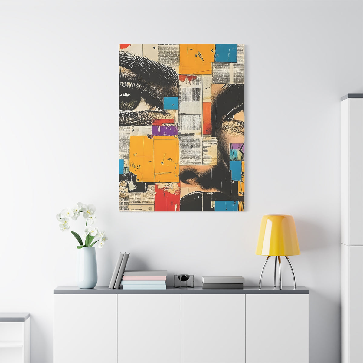 Canvas Wall Art -  Retro Pop Culture woman 4