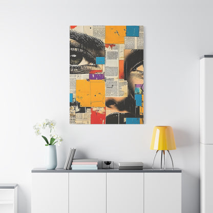 Canvas Wall Art -  Retro Pop Culture woman 4