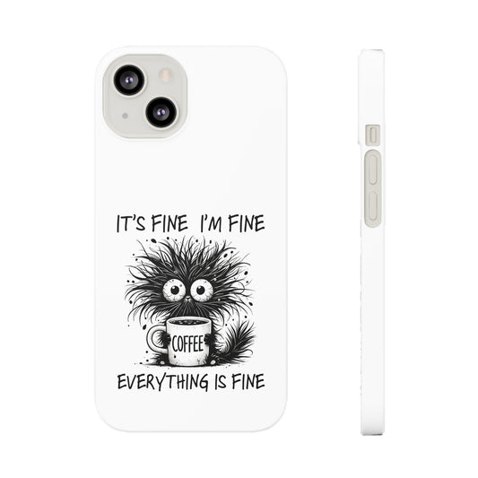 Funny Cat  - Slim phone Case