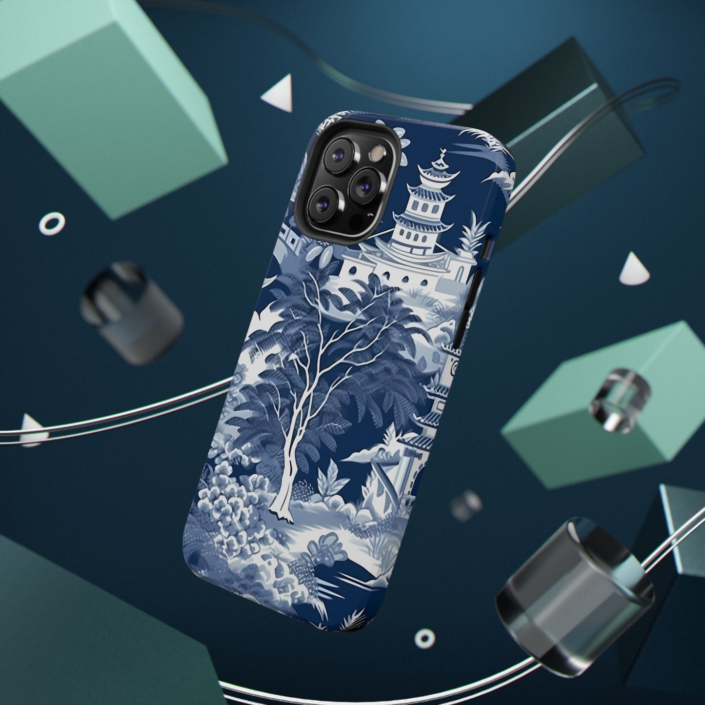 Elegant Blue Landscape Phone Case