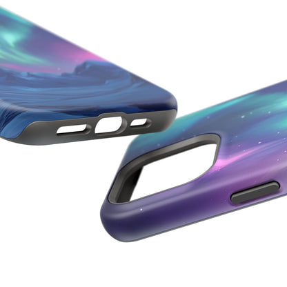 Aurora Borealis Impact-Resistant Phone Case - Colorful Northern Lights Design-2