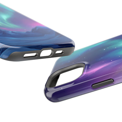 Aurora Borealis Impact-Resistant Phone Case - Colorful Northern Lights Design-2