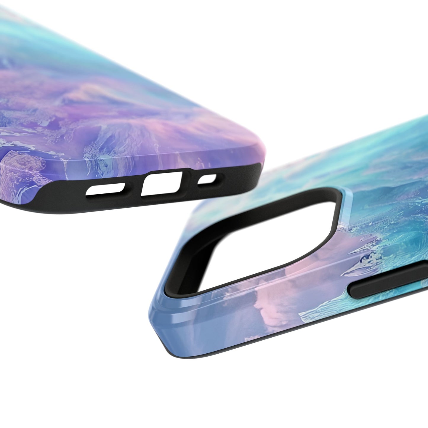 Phone Case - Colorful Abstract Waves Design