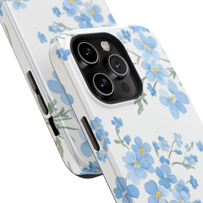 Blue Flower Design Floral Phone Case