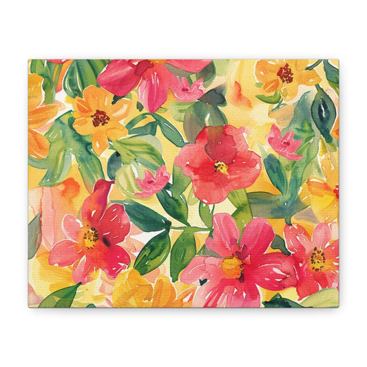 Floral Matte Canvas