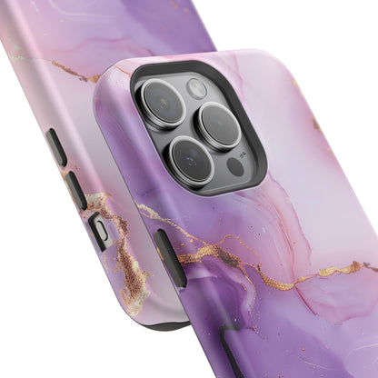 Elegant Purple Marble iPhone Case