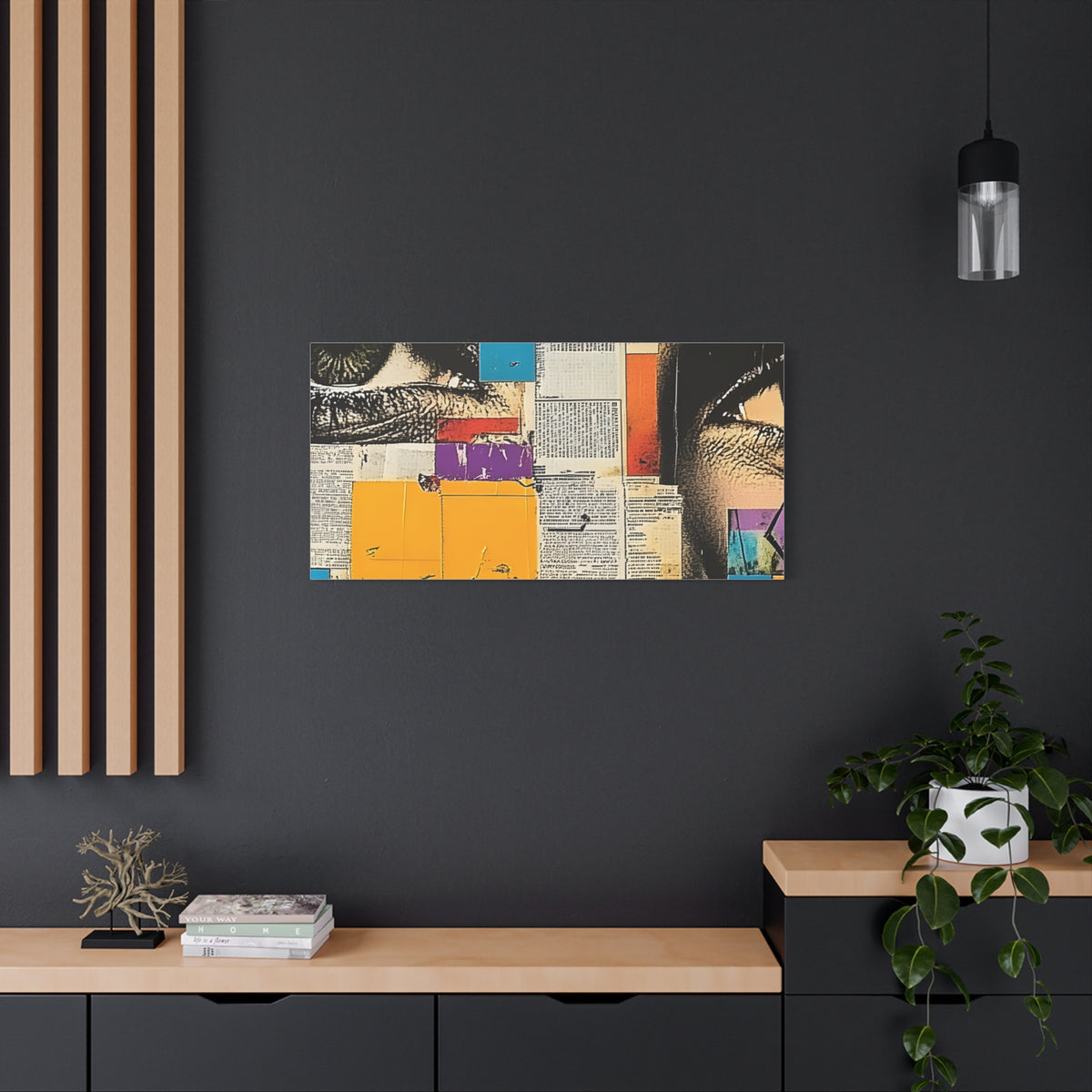 Canvas Wall Art -  Retro Pop Culture woman 4