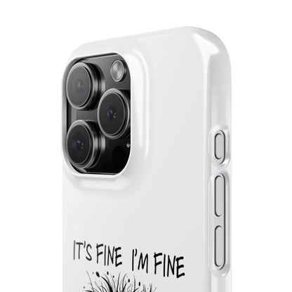 Funny Cat  - Slim phone Case