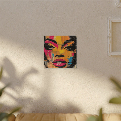 Canvas Wall Art - Retro Pop Culture Women 1
