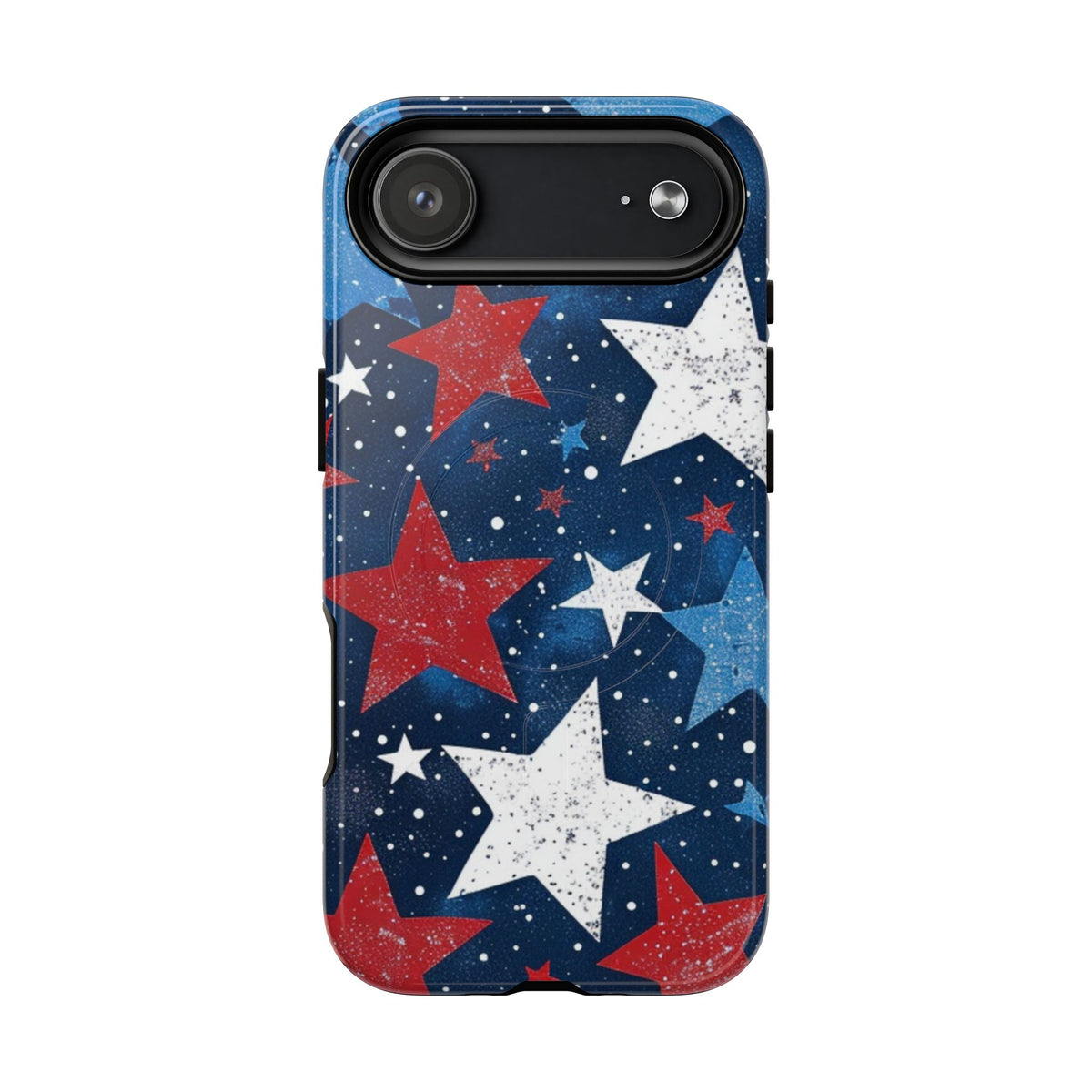 Stars & Stripes Impact-Resistant Phone Case  -Tough Magnetic iPhone Cover