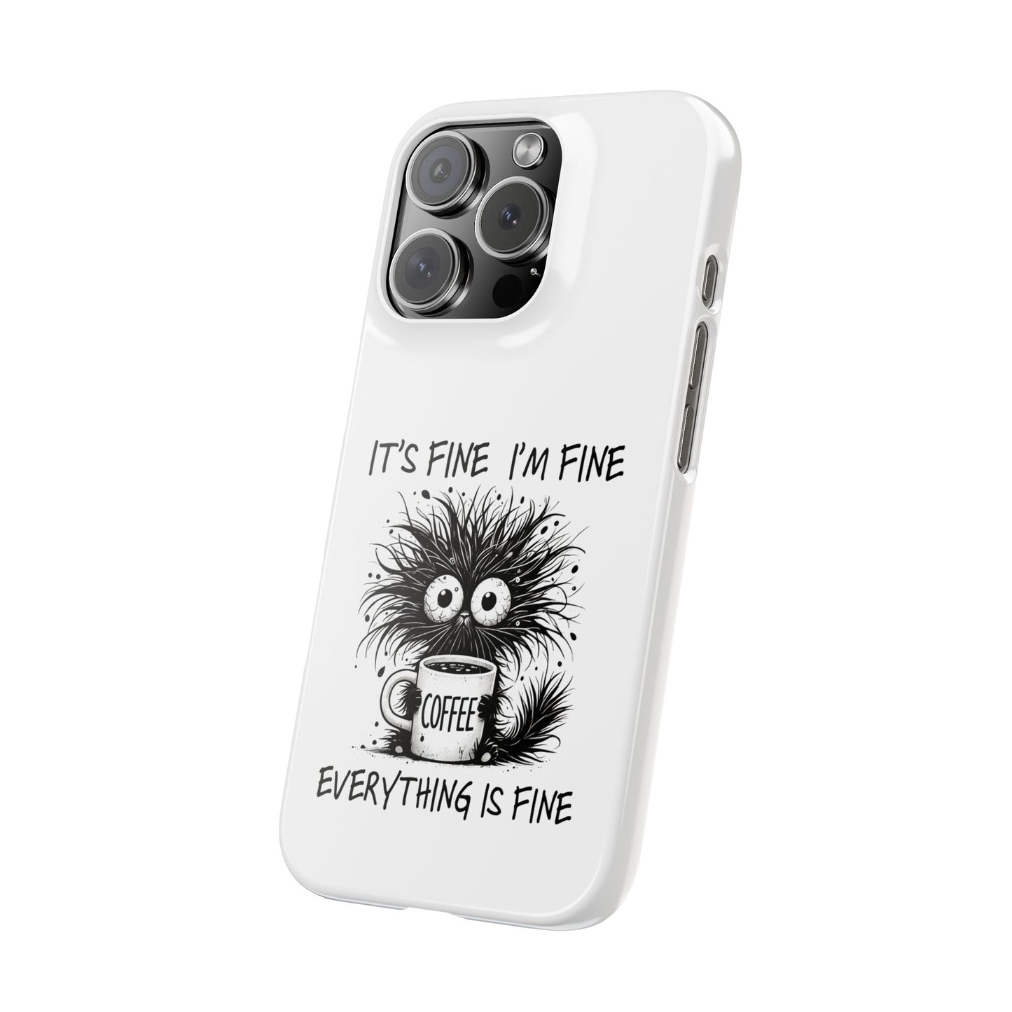 Funny Cat  - Slim phone Case