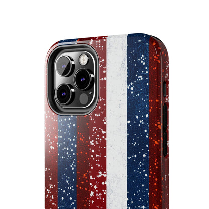 Patriotic Glitter Tough Phone Case