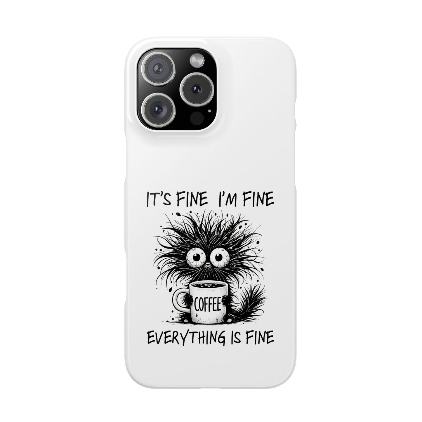 Funny Cat  - Slim phone Case
