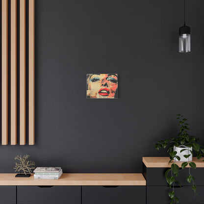 Canvas Wall Art Print, Retro Pop Culture Women 3 - Modern Home Decor, Wall Art, Gift for Art Lovers, Pop Art, Unique Gift for Her