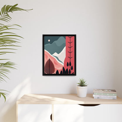 Matte Canvas, Framed (Multi-color)