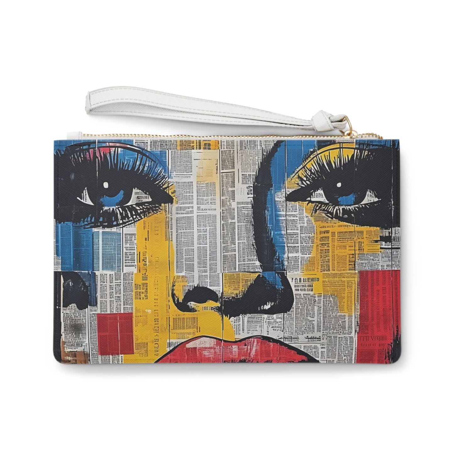 Retro Pop Culture Woman 17 Artistic Clutch Bag
