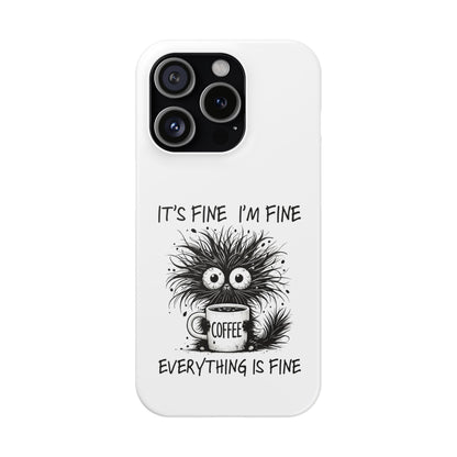 Funny Cat  - Slim phone Case