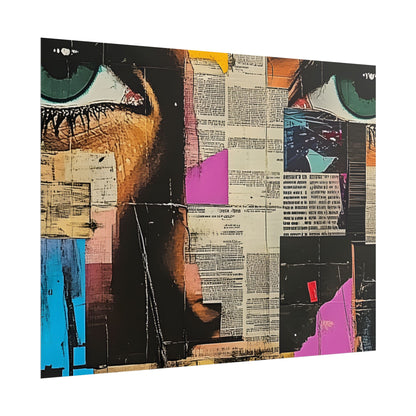 Wall Art Poster - Retro Pop Culture Woman 14 Comic Book Style