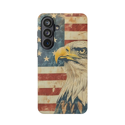 Eagle American Flag Phone Case - Impact-Resistant, Patriotic Design