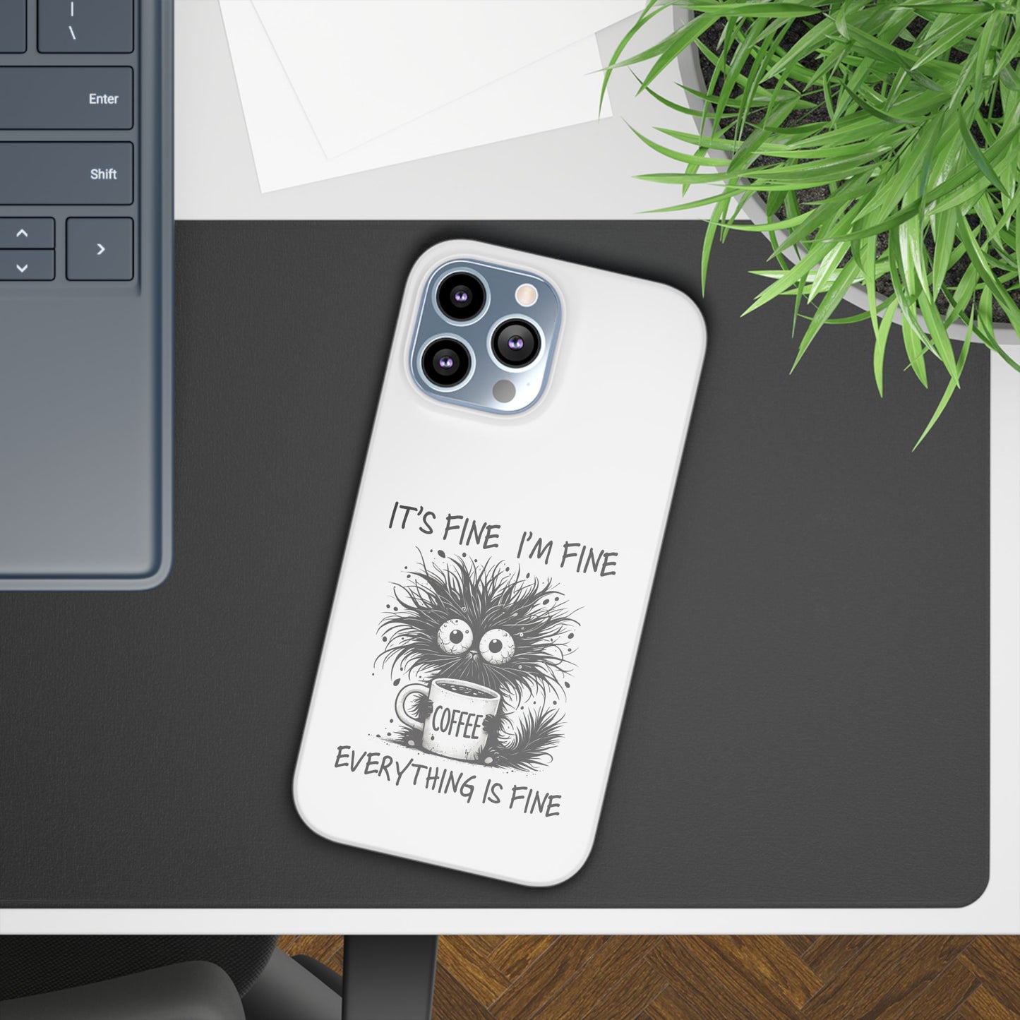 Funny Cat  - Slim phone Case
