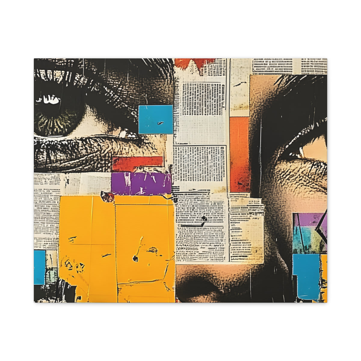 Canvas Wall Art -  Retro Pop Culture woman 4