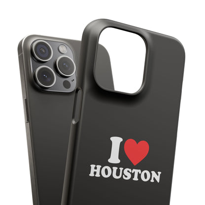 I Love Houston Snap Case Phone Cover