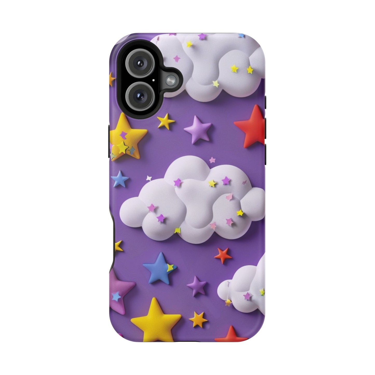Colorful Cloud & Star Phone Case