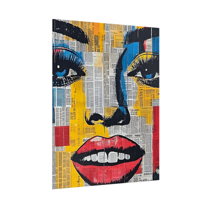 Poster Wall Art - Retro Pop Culture Woman 18 Comic Book Style