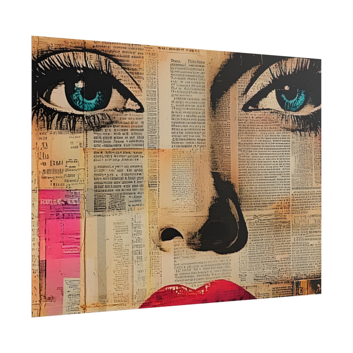 Retro Pop Culture Woman Poster 13 ,  Comic Wall Art