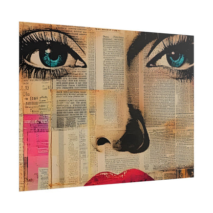 Retro Pop Culture Woman Poster 13 ,  Comic Wall Art