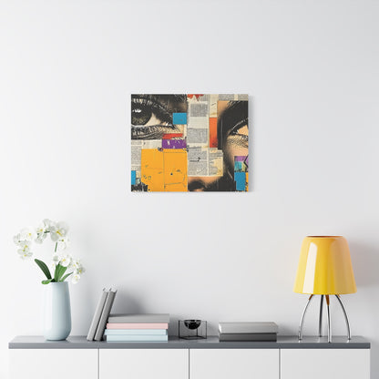 Canvas Wall Art -  Retro Pop Culture woman 4