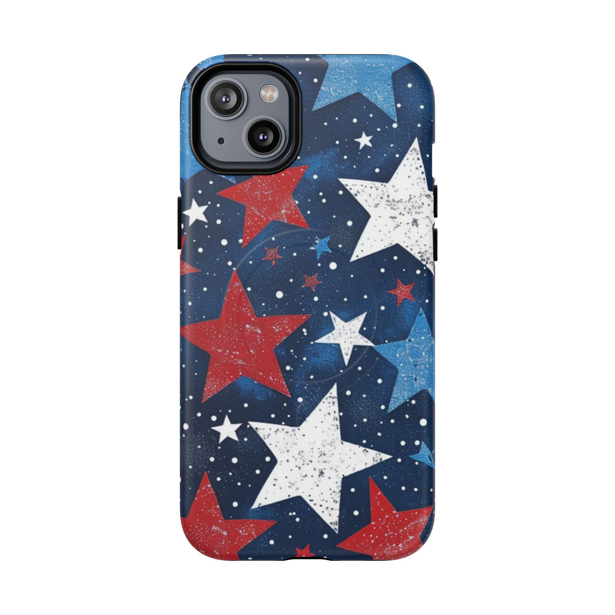 Stars & Stripes Impact-Resistant Phone Case  -Tough Magnetic iPhone Cover