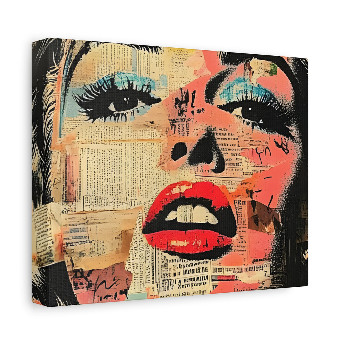 Pop Art Marilyn Monroe Canvas Print — Stretched Matte Wall Art