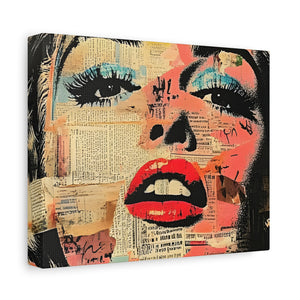 Pop Art Marilyn Monroe Canvas Print — Stretched Matte Wall Art