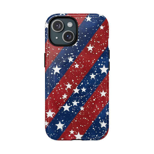 Stars & Stripes Galaxy -Tough Magnetic iPhone Case