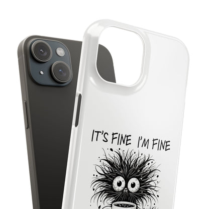 Funny Cat  - Slim phone Case