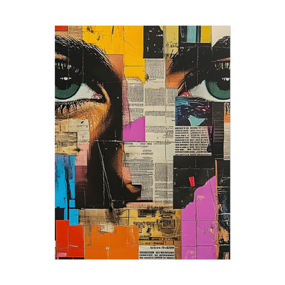 Wall Art Poster - Retro Pop Culture Woman 14 Comic Book Style