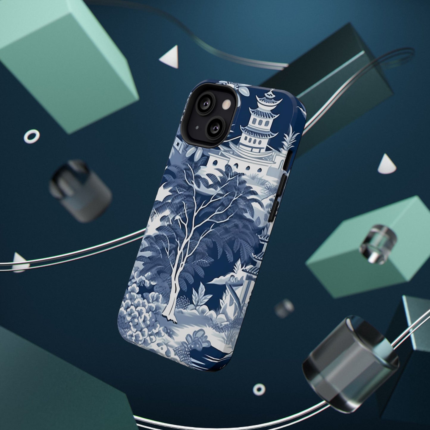 Elegant Blue Landscape Phone Case