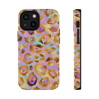 Leopard Print Impact-Resistant Phone Case