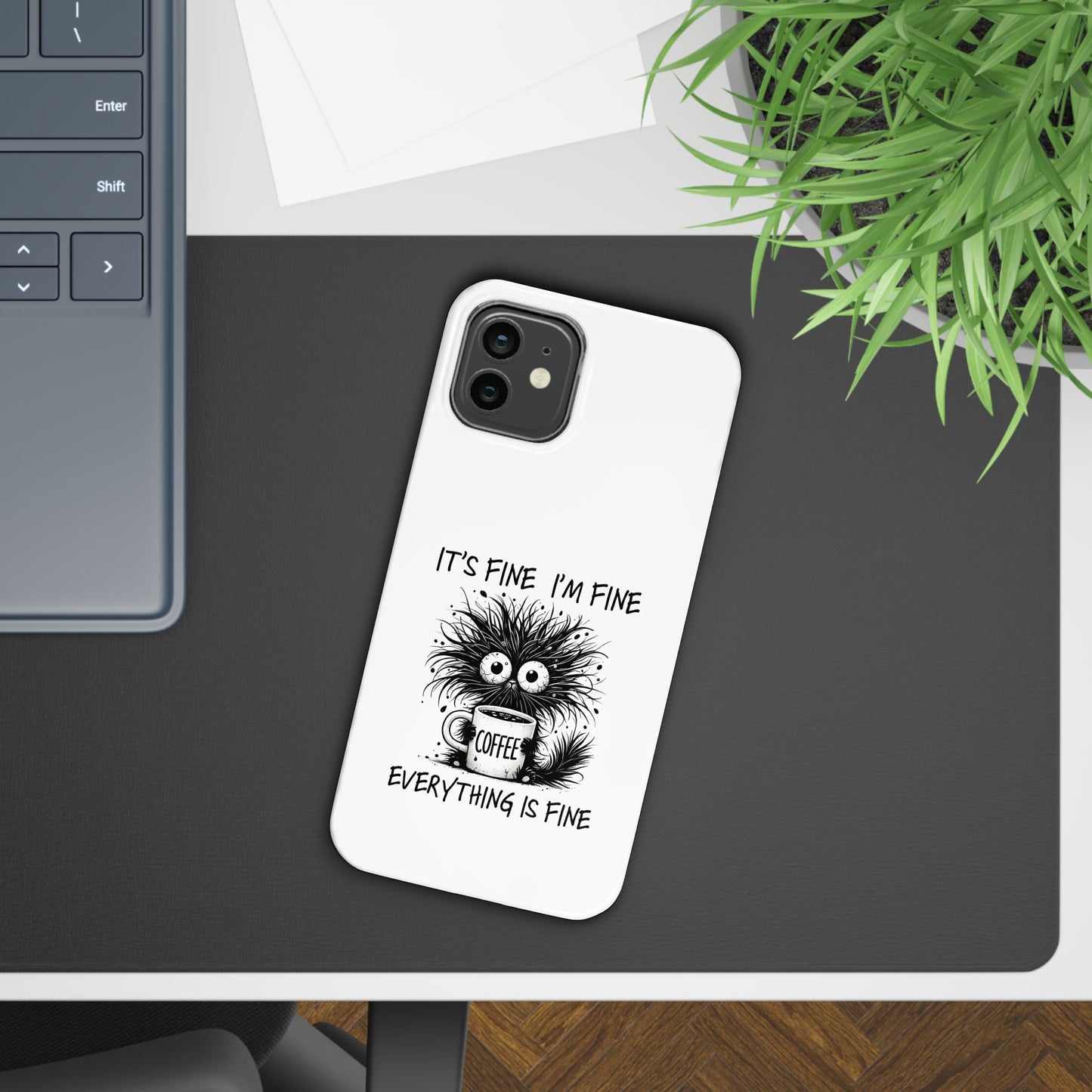 Funny Cat  - Slim phone Case