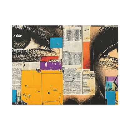 Canvas Wall Art -  Retro Pop Culture woman 4