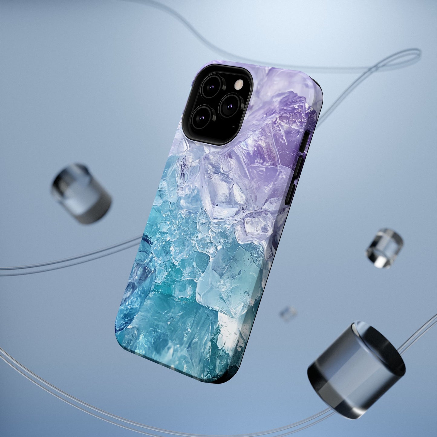 Crystal-Patterned Impact-Resistant Phone Case | Stylish Protection for Adventurers