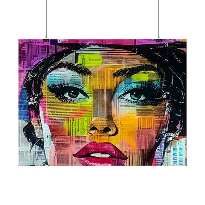 Retro Pop Culture Woman 9 - Wall Art, Retro Art