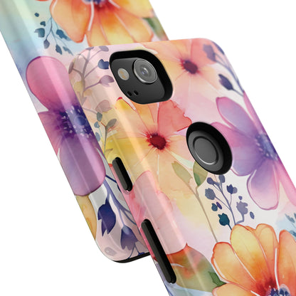 Floral Tough Case for Google Pixel- theme 1