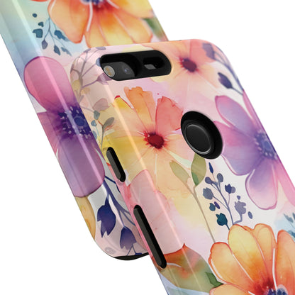 Floral Tough Case for Google Pixel- theme 1