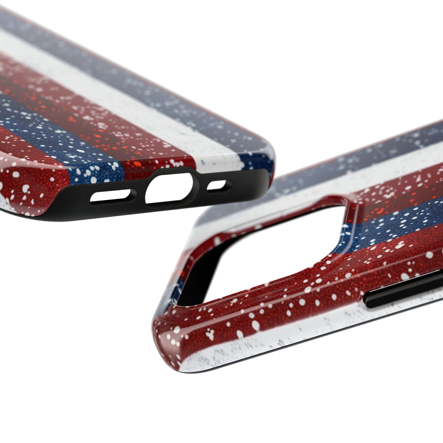 Patriotic Glitter Tough Phone Case